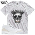 Shirt To Match 3 Pure Money Unisex Tee Sneaker Shirt Skull Shirt For Sneaker Tee Unisex , , , Long Sleeve Tee