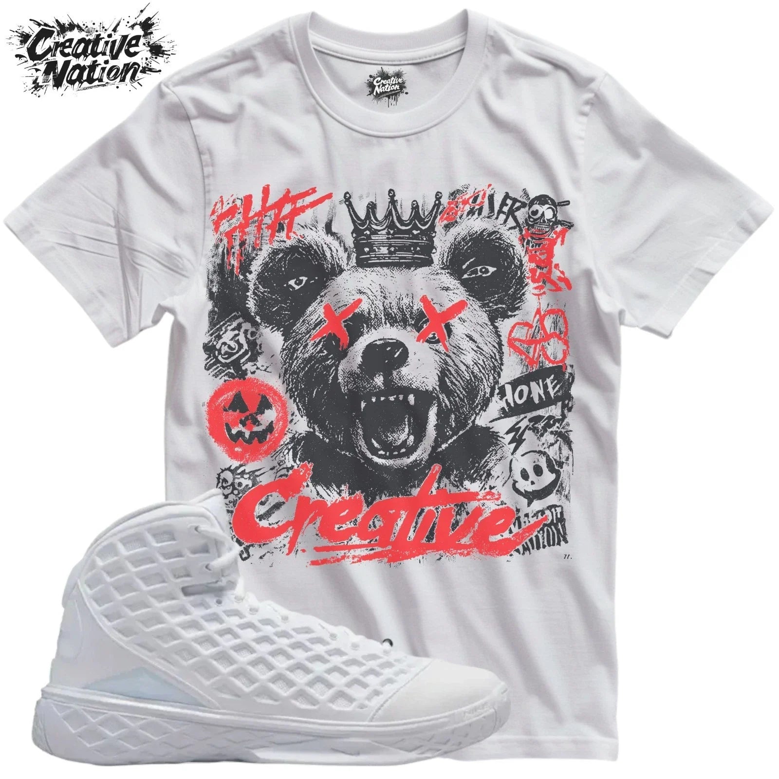 Shirt To Match 3 Unisex Tee Sneaker Shirt Bear Shirt Unisex , , , Long Sleeve Tee