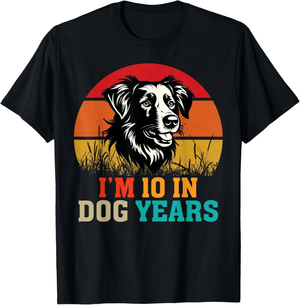 I'm 10 In Dog Years Funny 70th Birthday Dog Lover Quote Tee Gift Unisex T-Shirt