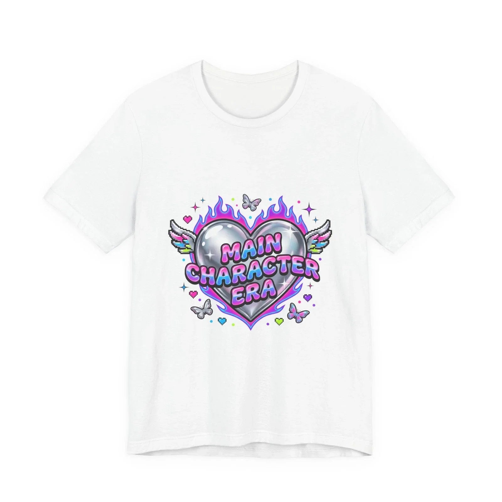 Main Character Era Tee | Y2K aesthetic, retro internet shirt Unisex , , , Long Sleeve Tee