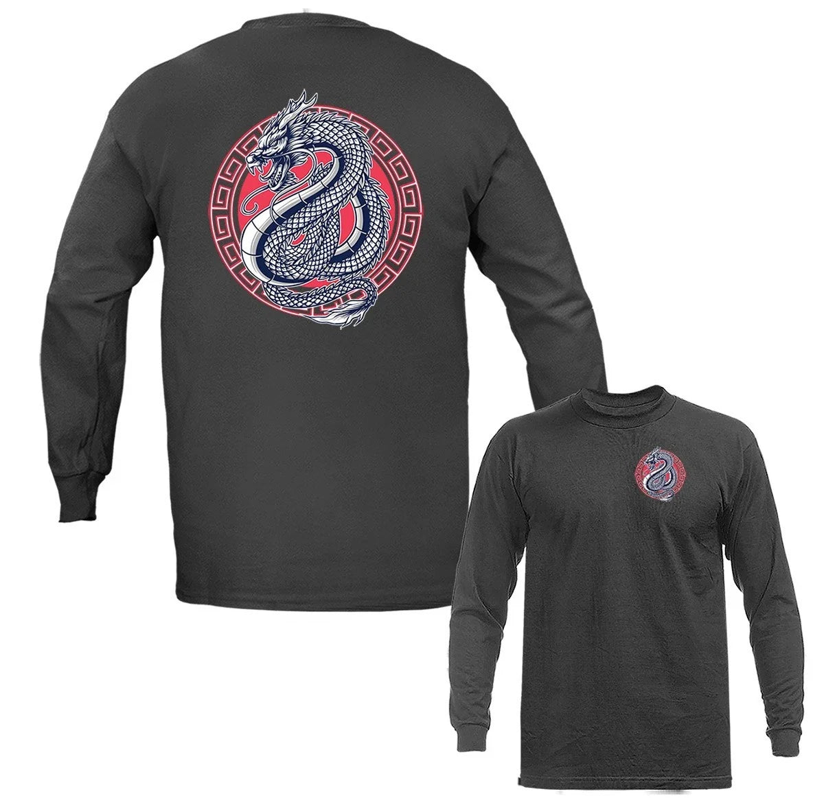 Fearless Dragon Warrior – Mixed Martial Arts Long Sleeve Unisex , , , Long Sleeve Tee