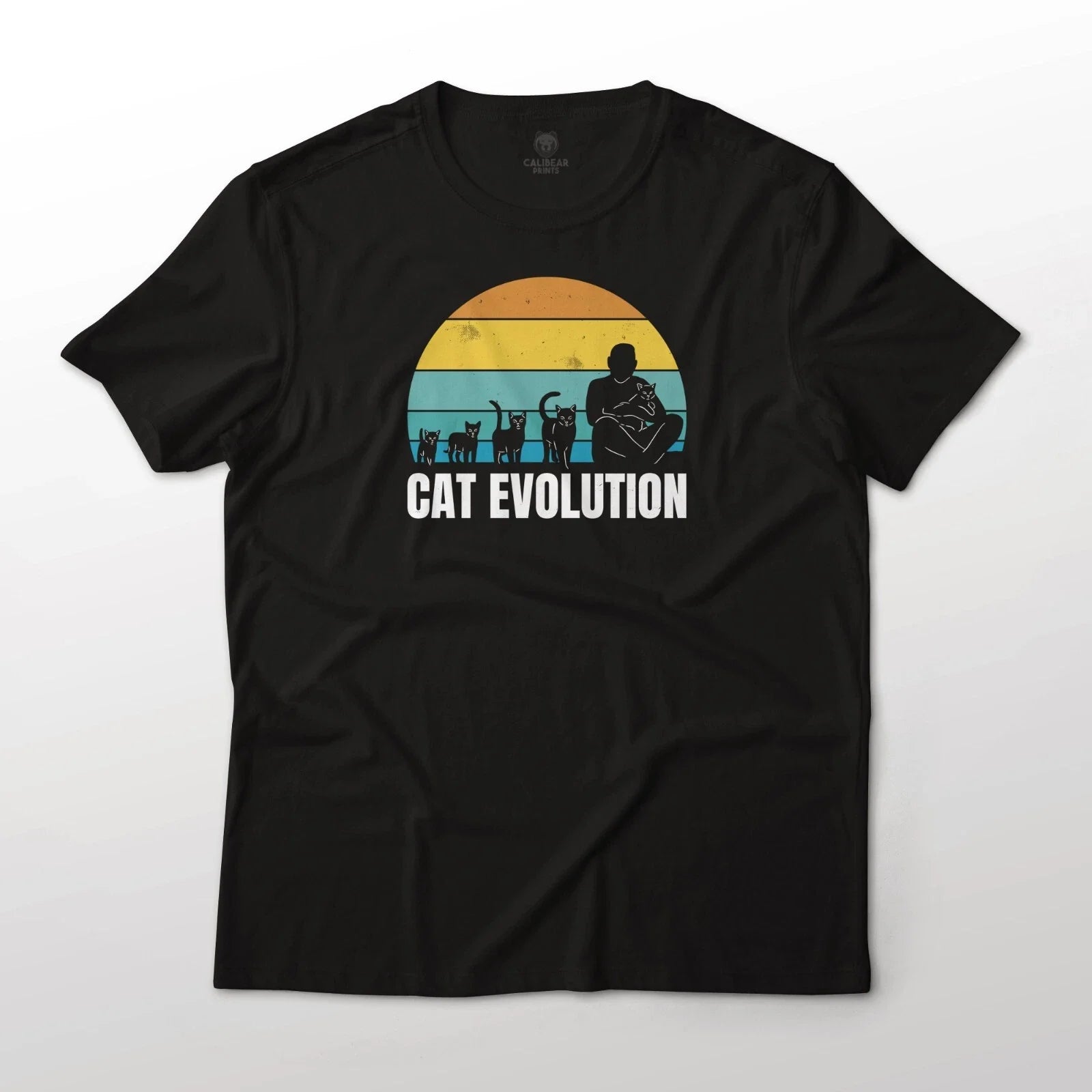 Cat Evolution, Pet Lovers Funny Cat Aesthetic Unisex 100% Cotton Tee Unisex , , , Long Sleeve Tee