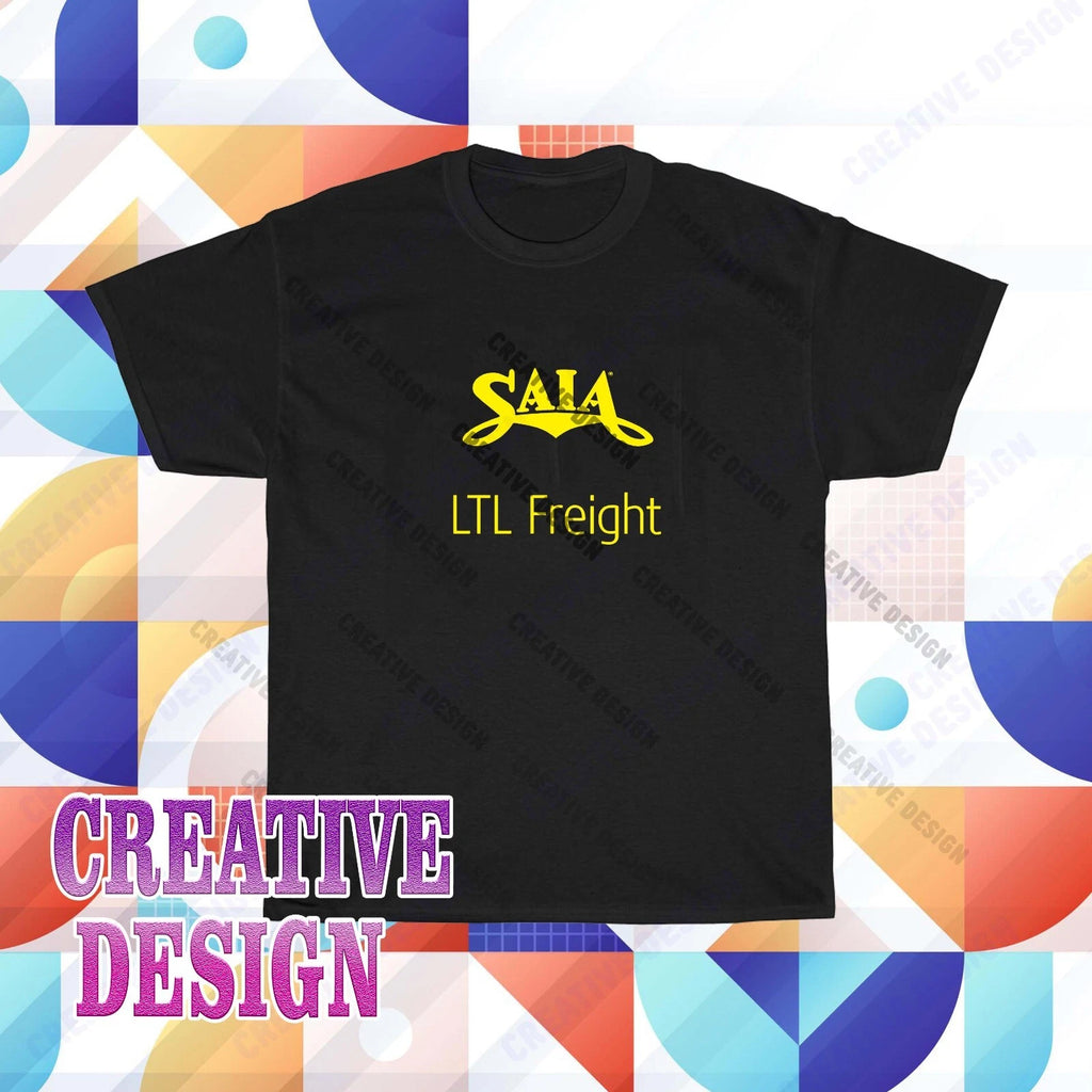 Saia LTL Freight Logo T- Shirt Funny Size S to 5XL