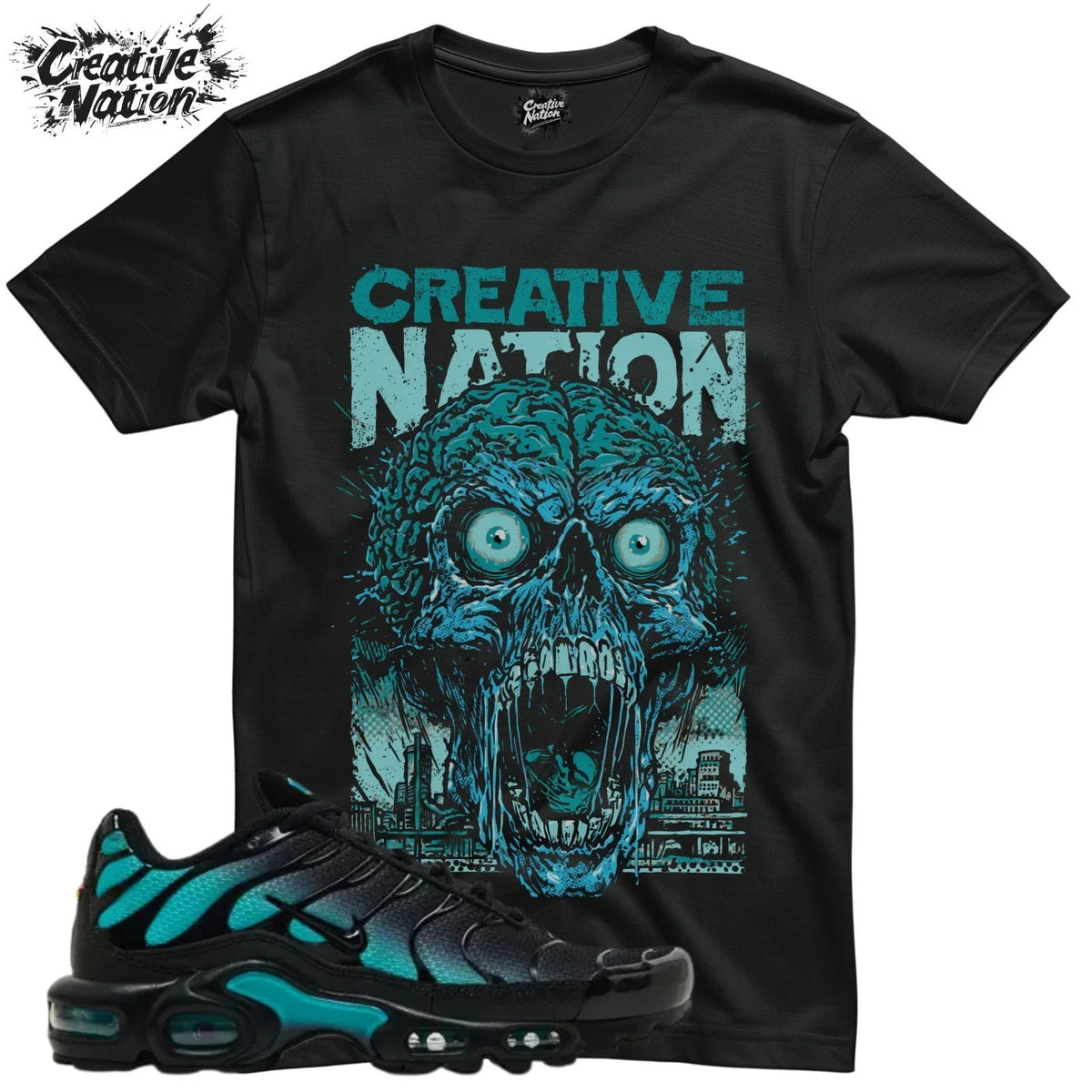 Shirt To Match Air Max Plus Black Dusty Cactus Unisex Tee Skull Shirt Unisex , , , Long Sleeve Tee