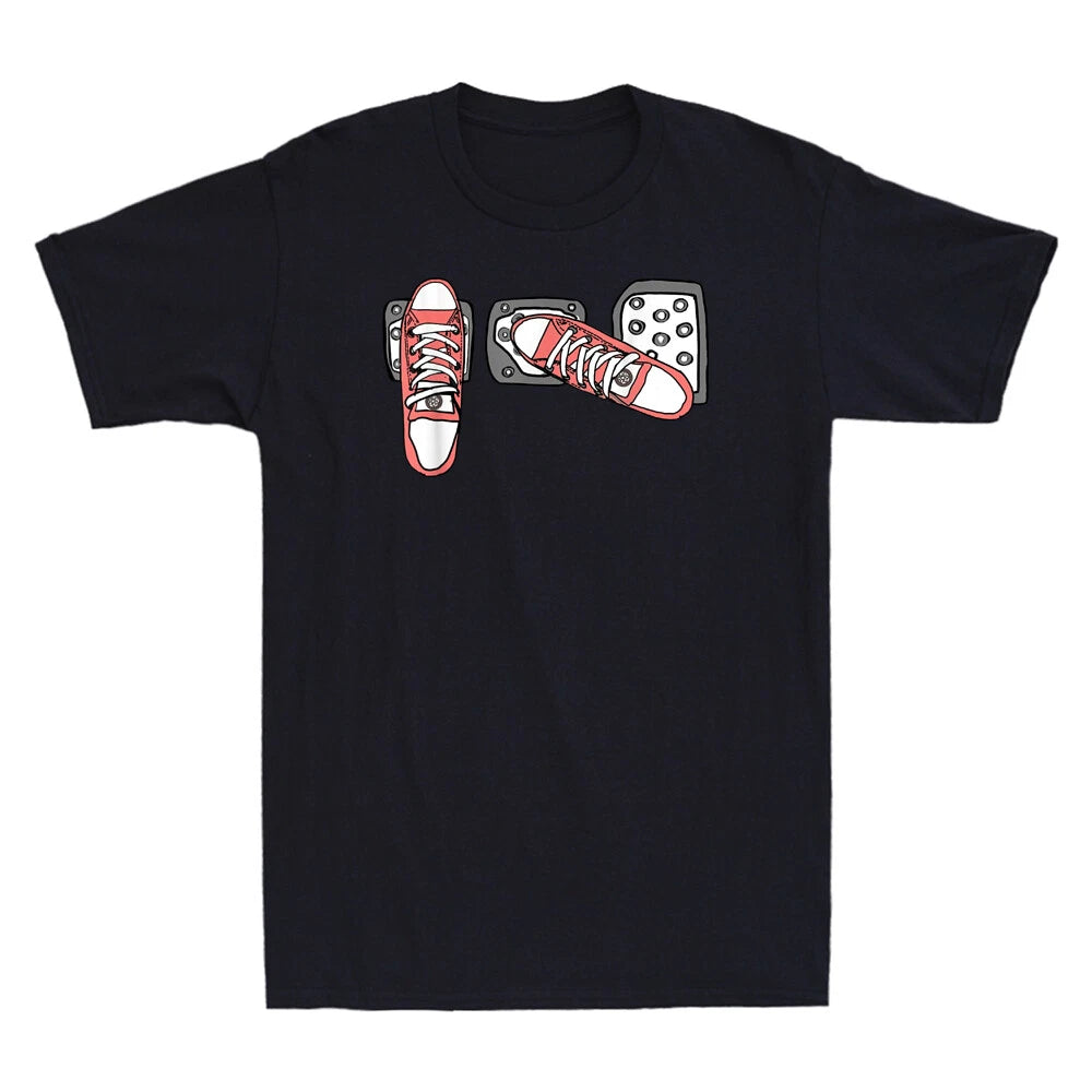 Save The Stick Funny Manual Transmission Three Pedals Novelty Men's T-Shirt Tee