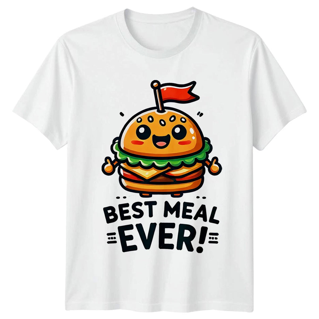 Best Meal Ever T-Shirt Kawaii Burger Food Lover Birthday