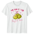 Cute Pears Kawaii Fruit Mens Womens Tee Graphic Unisex Top Unisex , , , Long Sleeve Tee