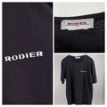 Vintage Rodier Paris Logo Black France Cotton 90s Minimalist Large Unisex , , , Long Sleeve Tee