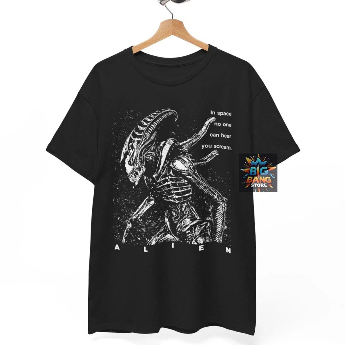 Alien Film 1979 Horror Sci Fi Punk Metal Graphic Unisex T Shirt Tee Unisex , , , Long Sleeve Tee