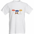 T Shirt Mens, Jens Craetive Design, Kangaroos on Beach Saint Roopez Design Unisex , , , Long Sleeve Tee