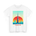 TOKYO JAPAN MINIMALIST ART TEE TSHIRT FUN GIFT MEN WOMEN TEENS POSTCARD SHIRT Unisex , , , Long Sleeve Tee