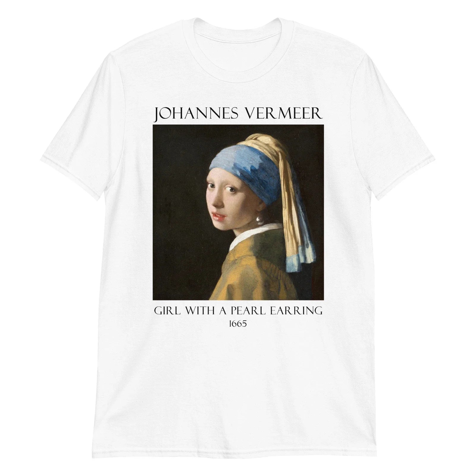 Johannes Vermeer Girl With A Pearl Earring Shirt, Dutch Baroque Period Art Unisex , , , Long Sleeve Tee