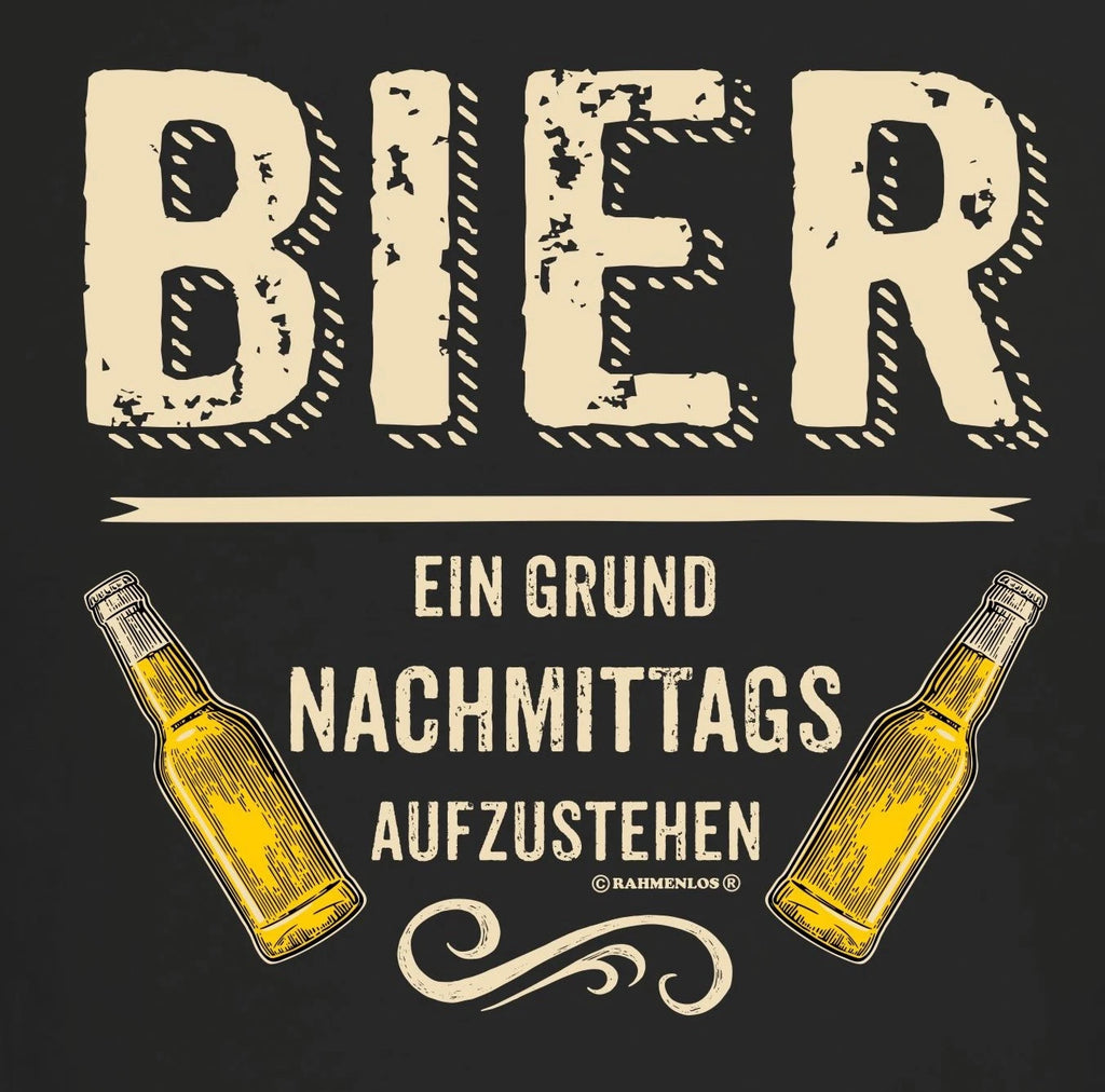 Men's T-Shirt Beer A Reason To Get Up Funny Men's Gifts Quote Shirts