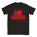 I Love Sluts - Classic Unisex Crewneck Unisex , , , Long Sleeve Tee