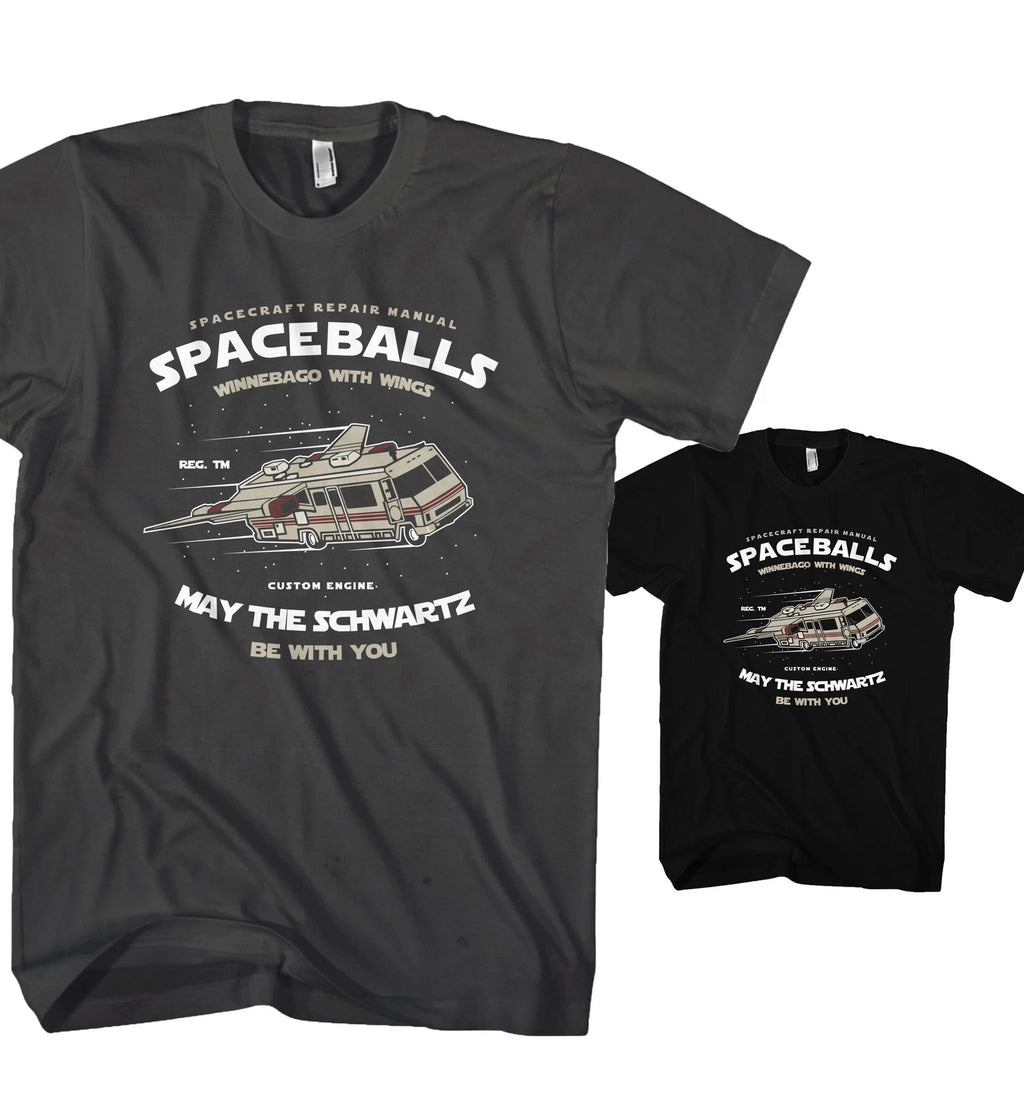 Spaceballs Motorhome Spaceship Waldi Lord Helmchin SB23720 Mens T-Shirt
