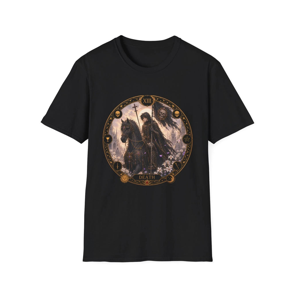 Death Anime Tarot T Shirt Gothic Occult Graphic Tee