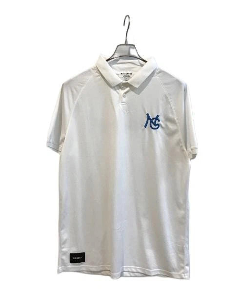 NO COFFEE                    Polo shirt white