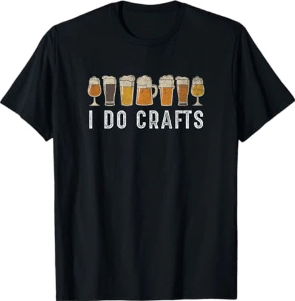 Craft Beer Vintage I Do Crafts Home Brew Art T-Shirt