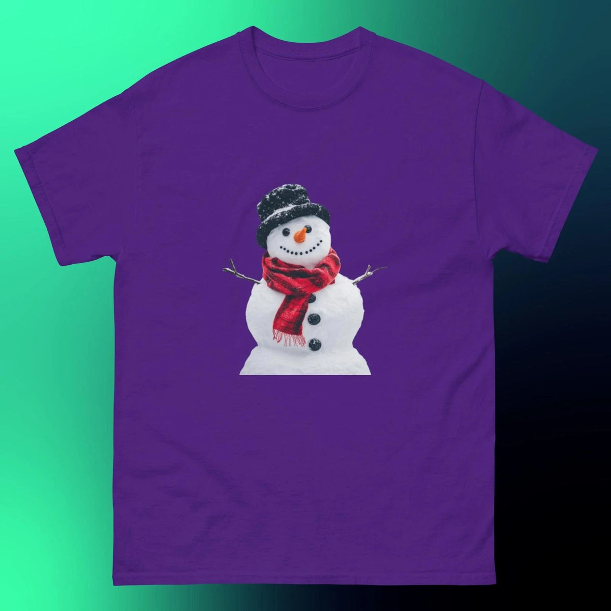 Cool Snowman Shirt Whimsydoodle - Christmas T Shirt - Holiday Gift - Unique 237 Unisex , , , Long Sleeve Tee