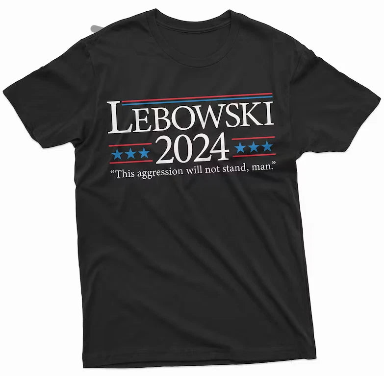 Men's Lebowski 2024 Shirt Funny Lebowski Quote Shirt USA Politics 2024 Election