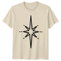 Minimalist Doodle Celestial Starburst Art Abstract Star Celestial Unisex , , , Long Sleeve Tee