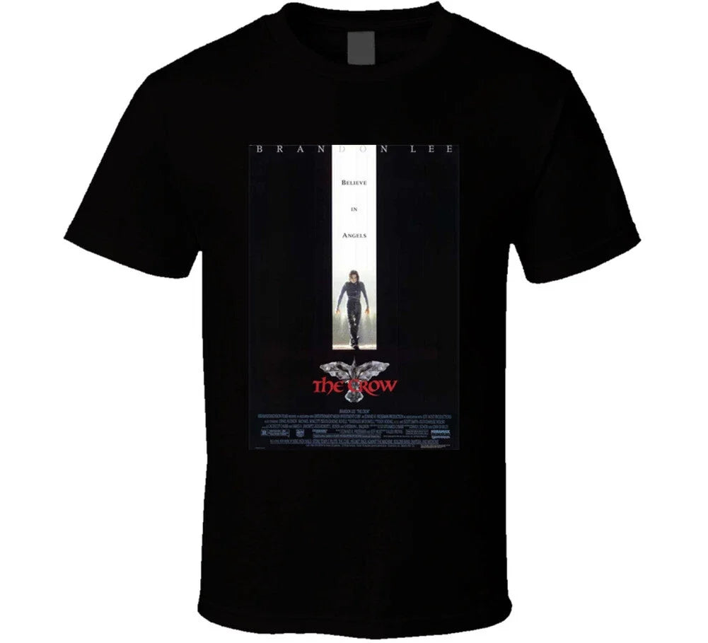 Brandon Lee Rochelle Davis 1994 The Crow Cool Movie Poster Fan T Shirt Unisex , , , Long Sleeve Tee