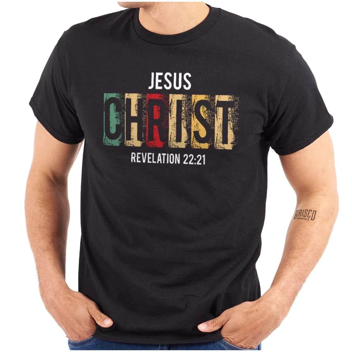 Cool Christian Faith Jesus Christ Revelation Womens or Mens Crewneck T Shirt Tee Unisex , , , Long Sleeve Tee