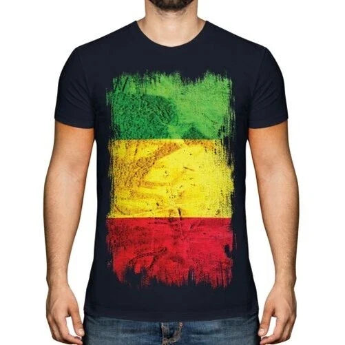 MALI GRUNGE FLAG MENS TEE TOP MALIAN SHIRT FOOTBALL JERSEY GIFT Unisex , , , Long Sleeve Tee
