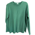 Lake Mens Medium Green Casual Lounge Everyday Minimalist Basic Comfort Unisex , , , Long Sleeve Tee