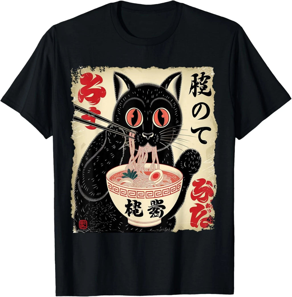 Tee Japanese Kawaii Anime Cat   unisex T-Shirt