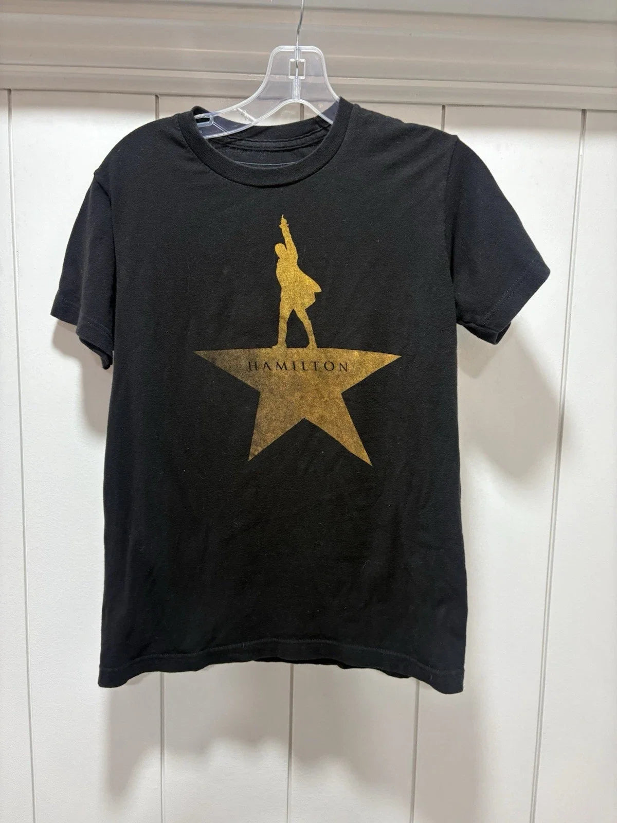 Creative Goods "HAMILTON" Black Adult Size Small Short Sleeve Unisex , , , Long Sleeve Tee
