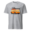 1973 Orange vette Convertible C3 454 Classic Car Retro 70s Aesthetic Unisex , , , Long Sleeve Tee