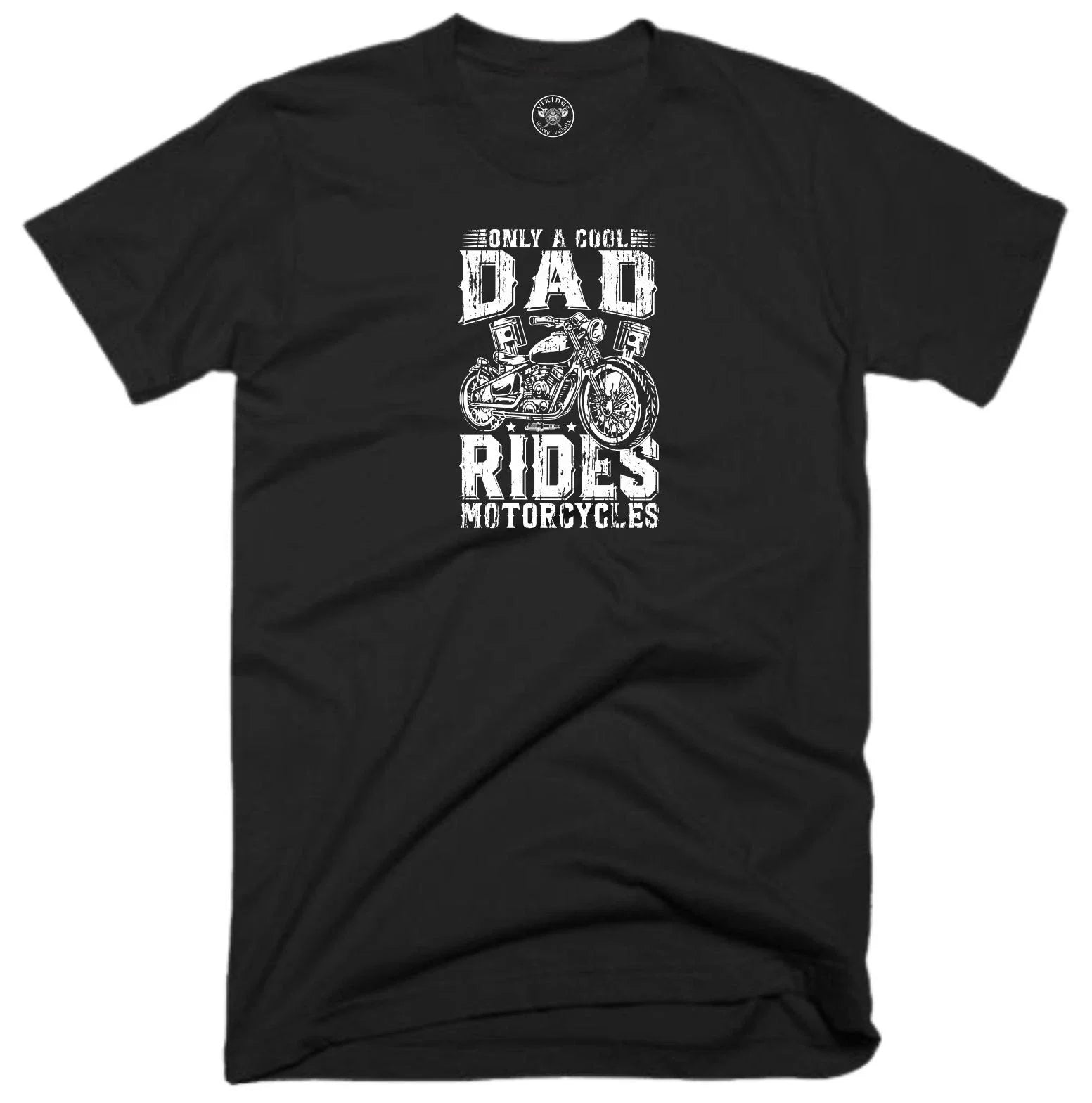 Cool Biker Dad T Shirt Casualwear Daddy Birthday Father's Day Fun Joke Gift Top Unisex , , , Long Sleeve Tee