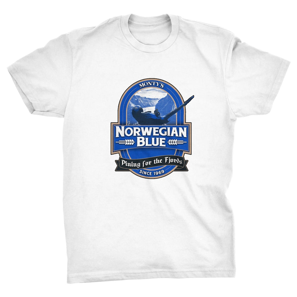 Monty's Norwegian Blue Funny Python Sketch Dead Parrot T-Shirt