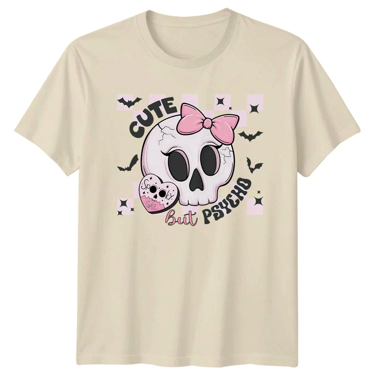 Cute But Psycho Womens Spooky Gal Halloween Gift For Her Unisex , , , Long Sleeve Tee