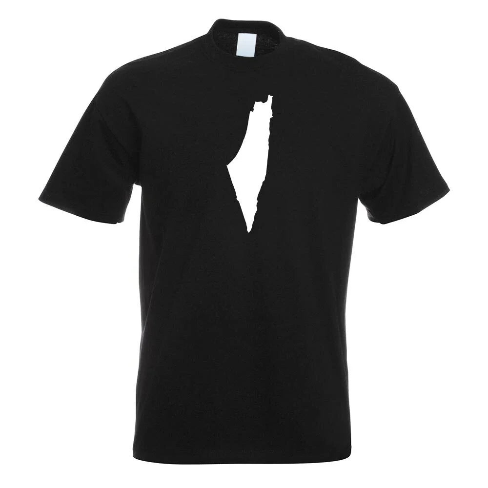 Palestine outline outline motif printed fun shirt design print Unisex , , , Long Sleeve Tee