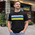 Awesome Ukraine Flag – Minimalist Ukrainian Colors Black Mens Tee Unisex , , , Long Sleeve Tee