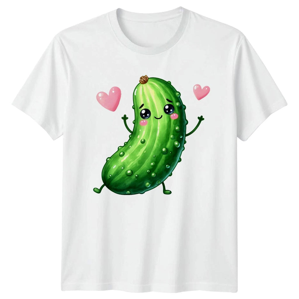 Stay Cool Like A Cucumber T-Shirt Kawaii Cucumber Food Birthday Gift