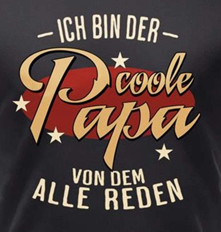 Funny Men's Quotes T-Shirts I'm The Cool Dad Humorous Gifts For Men