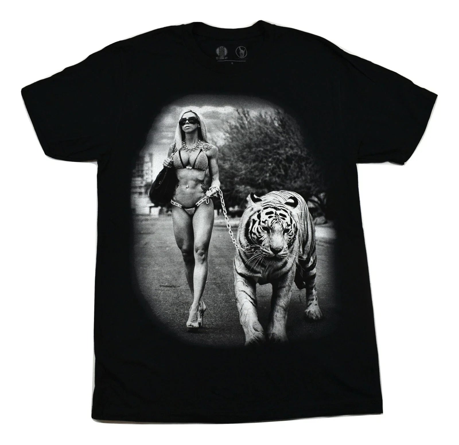 Get Down Art Mens Glamour Tiger By Daveed Benito Shirt New S-3XL Unisex , , , Long Sleeve Tee