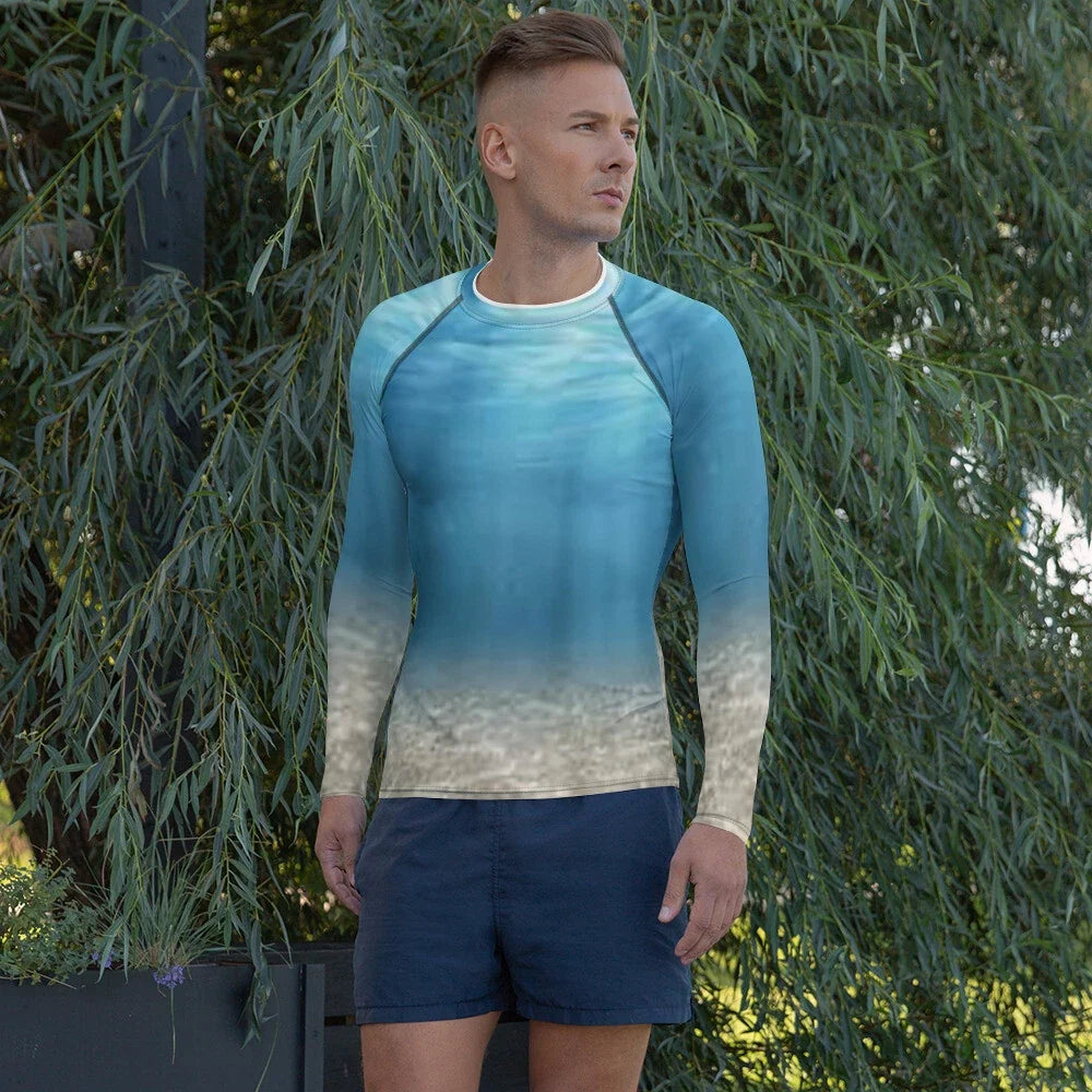 Under Water Ocean Men's Rash Guard Unisex , , , Long Sleeve Tee
