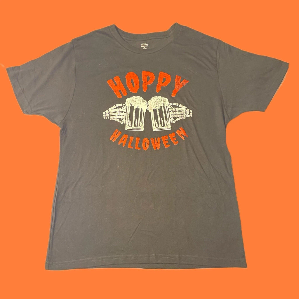 Hoppy Halloween Shirt (M) Beer Skeleton