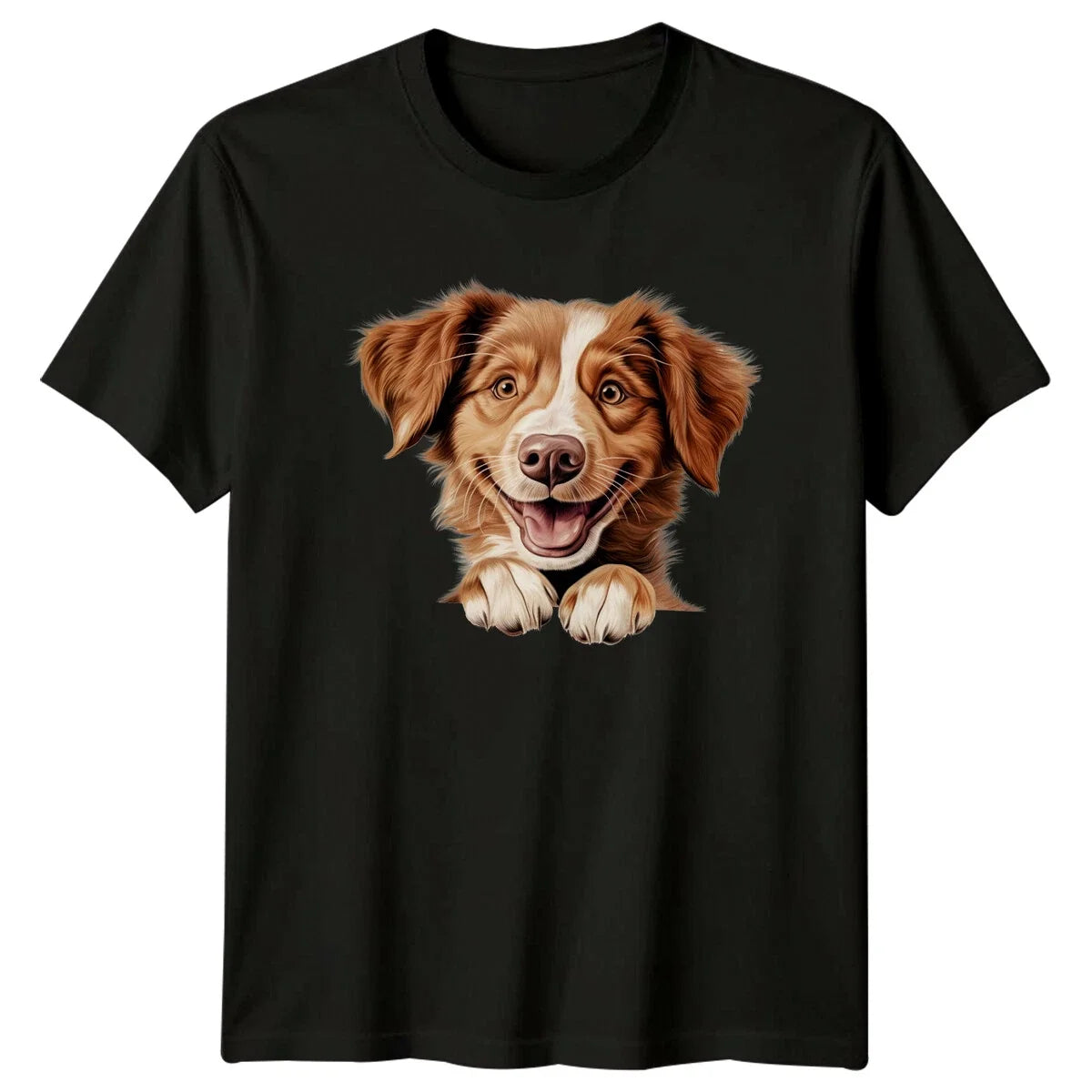 Cute Dog Face , Puppy Portrait Tee, Pet Lover Apparel Unisex , , , Long Sleeve Tee