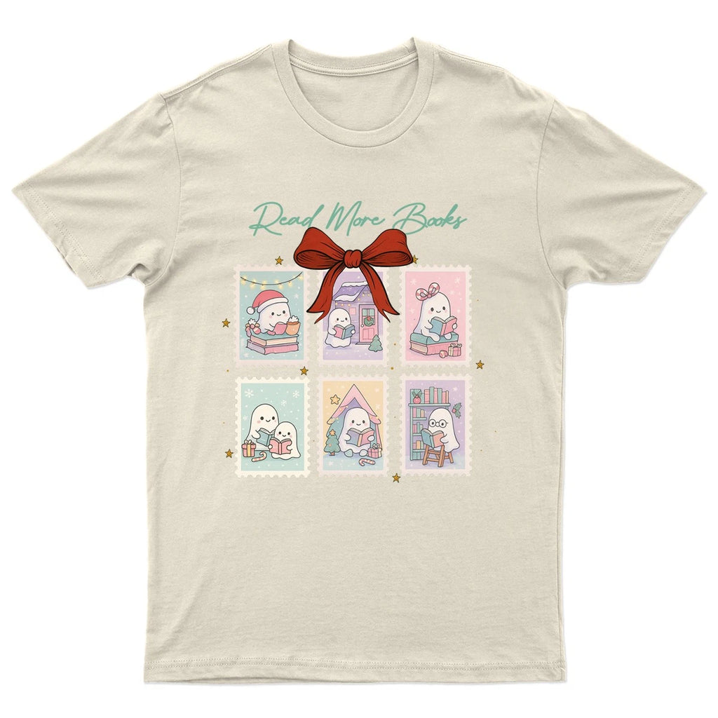 Read More Kawaii Ghosts T-Shirt Unisex Gift Retro Funny Womens Vintage Mens