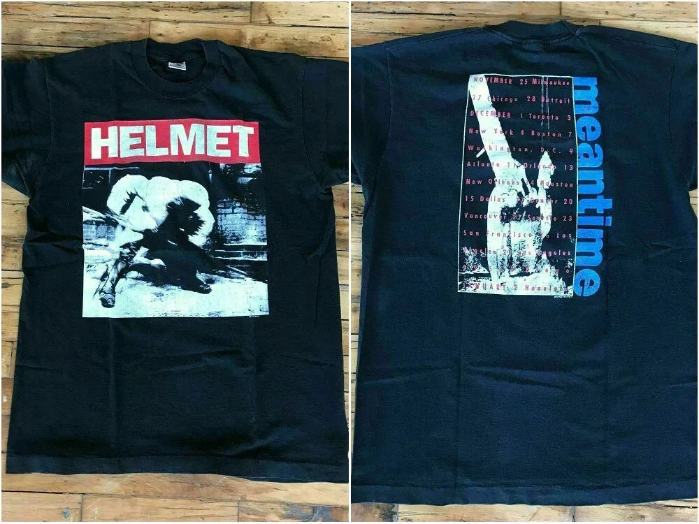 SHIRT HELMET MEANTIME GRUNGE UNISEX CASUAL Unisex , , , Long Sleeve Tee