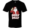 Christmas Santa Claus Dilly Dilly Beer Drinkers Gift T Shirt