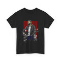 Biker Guy Illustration Tee | Motorcycle Rider Graphic Shirt, Cool Shirt Unisex , , , Long Sleeve Tee