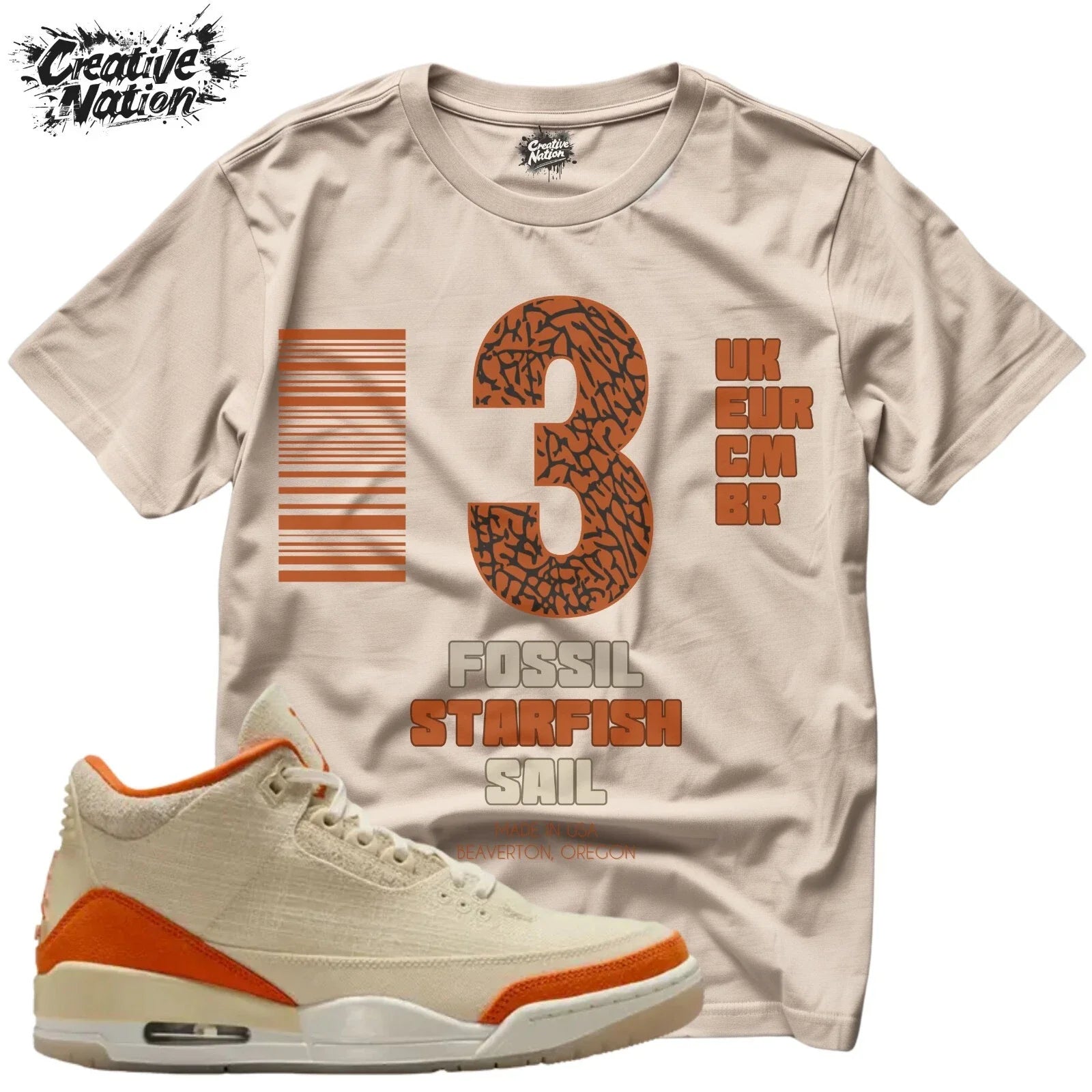 Shirt To Match 3 TEX Starfish Unisex Tee Sneaker Shirt Basketball Shirt Unisex , , , Long Sleeve Tee