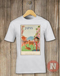 Japan tourism poster Aesthetic Japanese classic 1930's art Unisex , , , Long Sleeve Tee