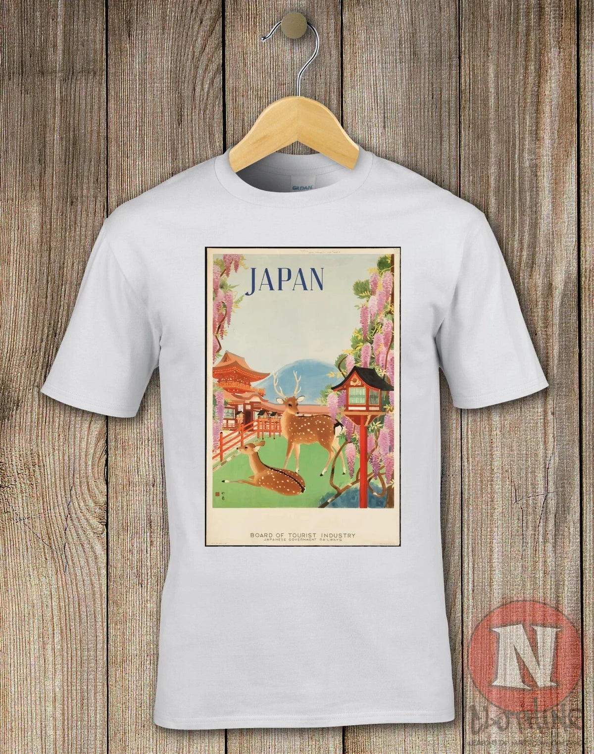Japan tourism poster Aesthetic Japanese classic 1930's art Unisex , , , Long Sleeve Tee